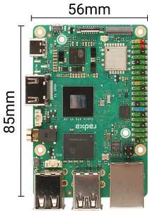 Spanplatte Radxa Cubie A7A Hochleistungs-Hybrid-Octa-Core-SoC <span class=keywords><strong>2</strong></span> Cortex-A76 6 Cortex-A55 reiche Schnitts tellen Grenzenlose Erweiterung - Product Image 4