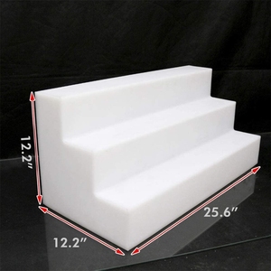 Soporte de exhibición de plástico brillante LED de 3 pasos de 24 pulgadas, estante moderno para <span class=keywords><strong>botellas</strong></span> de vino para el hogar, Bodega de vino o muebles de hotel - Product Image 3