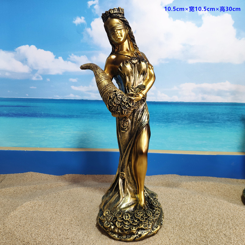 2023目隠しフォルトゥーナ像-古代ギリシャローマの幸運の女神