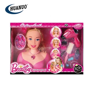Filles mode princesse maquillage vinyle <span class=keywords><strong>coiffure</strong></span> jouets en plastique style <span class=keywords><strong>poupée</strong></span> tête - Product Image 3