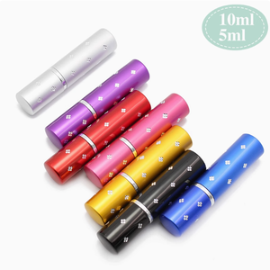 Miễn phí thiết kế nhỏ nhôm Áp lực phun nước hoa chai màu bơm lại tốt sương nước hoa phun - Product Image 6