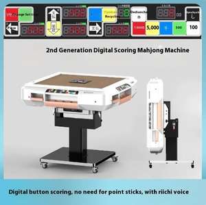 Macchina da <span class=keywords><strong>Mahjong</strong></span> Digitale Portatile Multifunzione per Quattro Giocatori con Punteggio, Uso Domestico, Salvaspazio, Completamente Automatica - Product Image 3