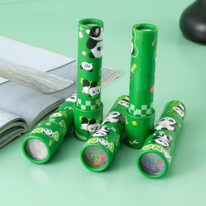 Juguete educativo Panda Kaleidoscope para niños, experimento científico, juguete de aprendizaje interactivo para padres e hijos, manual de papel verde - Product Image 2
