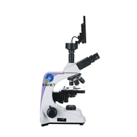 Microscope composé biologique trinoculaire durable et écologique EUR VET pour usage en laboratoire vétérinaire canin