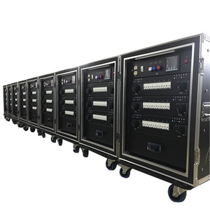 Rack de distribution d'alimentation compact et portable 400A Camlock, 48 canaux <span class=keywords><strong>SOCA</strong></span>, boîte de distribution d'alimentation triphasée en cuivre, sortie de disjoncteur - Product Image 1