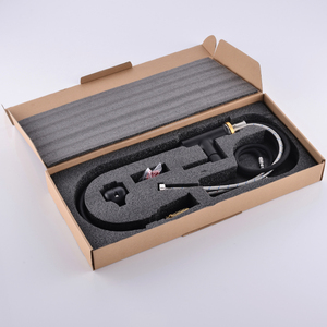 Robinet de cuisine moderne flexible à douchette extractible en laiton, monocommande, à poser sur comptoir, garantie 5 ans, certifié NSF Koala - Product Image 4