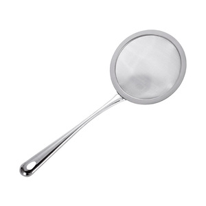 Colador de cocina de acero inoxidable, malla de 20 cm para leche de soja, zumo, comida para bebés, fideos para olla caliente - Product Image 4