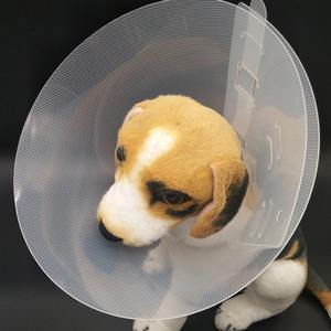 Elizabeth Anti-Scratch Anti-Licking Funda protectora <span class=keywords><strong>Collar</strong></span> de anillo de plástico sólido para mascotas para perros y gatos para cirugía médica - Product Image 6