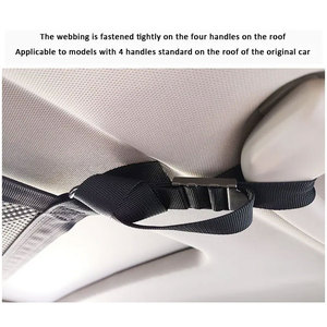 Accesorios interiores de coche de verano-Bolsa de almacenamiento de techo de red de techo de poliéster para poner artículos diversos Auto Mobil Carros accesorio - Product Image 2