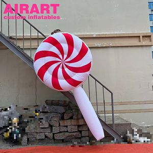 Globo Inflable Decorativo con Forma de Piruleta para Colgar en el Techo, Ideal para Fiestas Navideñas y Actividades Festivas, Decoración para Librerías - Product Image 5