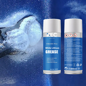 Grasa de Litio Blanca en Aerosol KEC para Mantenimiento de Automóviles, 400 ml, para Lubricar Piezas Móviles, con 3 Años de Duración - Product Image 2