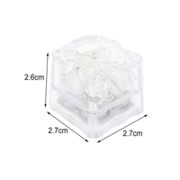 Migliori Cubetti di Ghiaccio LED Luminosi con Luci Lampeggianti Veloci e Lente, Cubetti di Ghiaccio LED Glitterati per Feste, Bar e Natale