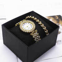 Montres de mode pour femmes, ensemble montre et bracelet, idéal pour décorer les fêtes et les rassemblements