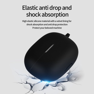 Nueva Funda Protectora de Silicona Suave Mate para Auriculares Xiaomi <span class=keywords><strong>Redmi</strong></span> <span class=keywords><strong>Buds</strong></span> 8 / <span class=keywords><strong>5</strong></span> <span class=keywords><strong>Pro</strong></span>, Antiarañazos, Antipolvo, con Gancho - Product Image 6