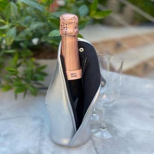 Wholesale Hot Sale Metallic Neoprene Wine <b>Bottle</b> Neoprene Tote Cooler Bag - Product Image 6