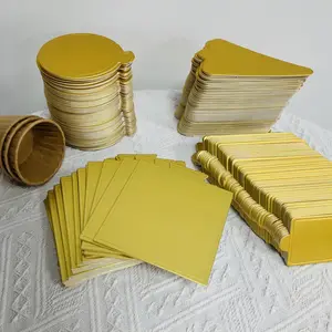 Recyclable Cheap Reusable Drink/Food Golden Supplier Cake Board And Packaging Patesserie Square Mini Cake Boards Base