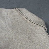Sweat-shirt à capuche zippé en molleton bouclette personnalisé, surdimensionné, confortable, épais, vierge, pour impression sérigraphique et broderie, vente en gros