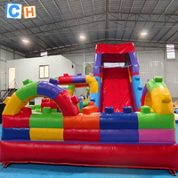 Glissière gonflable de piscine de CH mini glissière d'eau gonflable, videur gonflable commercial de bonne qualité Offre Spéciale sautant plein d'entrain