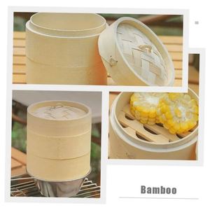<span class=keywords><strong>Acheter</strong></span> un cuiseur vapeur en bambou près de chez moi, cuisine de restaurant, grande capacité alimentaire, 28-32 cm, avec panier, commercial, pour riz, à gaz - Product Image 3