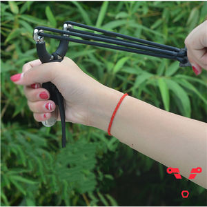 Kleine Bow Door Sling shot Outdoor 304 Edelstahl Metall Sling shot <span class=keywords><strong>Mini</strong></span> Outdoor Traditionelle Jagd Präzision Sling shot - Product Image 2