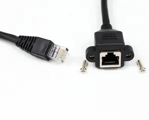 1m 2m 5m 10m Cat6 UTP RJ45 Network Patch Cable with Pigtail