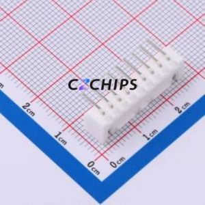 ZX-HA2.54-9PWZ Wire-to-Board Pin Header Bent Lead Through Hole,P=2.54mm Connector 1x9P 2.5mm Right Angle Insert XHB - Product Image 2