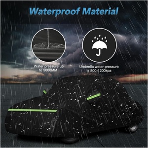Funda Protectora Impermeable y Resistente para Volkswagen Beetle Bug <span class=keywords><strong>de</strong></span> 2 Puertas (1960-1980), con Bolsa <span class=keywords><strong>de</strong></span> Almacenamiento con Cierre para las Puertas - Product Image 4
