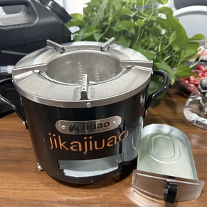 Poêle à <span class=keywords><strong>bois</strong></span> portable en acier inoxydable, design durable pour usage extérieur, camping et barbecue en Afrique - Product Image 4