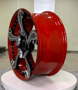 Rines de Aleación de Aluminio Forjado Personalizados Estilo <span class=keywords><strong>Cobra</strong></span> de 18-24 Pulgadas 5X112/114.3/120 Compatibles con Ford Mustang BMW Porsche para Autos de Pasajeros - Product Image 2