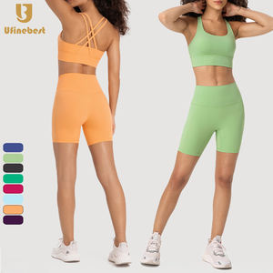 Fabricant d'un soutien-gorge de sport rembourré amovible et confortable, respirant et personnalisé, short de fitness, ensemble de yoga pour femmes - Product Image 2