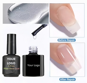 Bán Buôn Liên Kết Chuyên Nghiệp Dính Gel Tăng Cường Sức Mạnh Móng Tay 3-Miễn Phí Sợi Cơ Sở Coat - Product Image 1