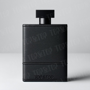 Vente en gros de parfum botol le plus populaire 50ml 100ml récipient en verre vide noir parfum cologne carré parfum vaporisateur hommes - Product Image 2