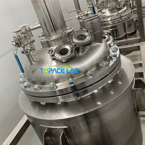 Chaqueta de temperatura controlada de acero inoxidable con reactor de cristalización de alta calidad Topace, sistema de agitación de filtración automatizado - Product Image 5