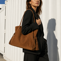 Sac à bandoulière en cuir véritable pour femmes fourre-tout voyage dame sacs à main fournisseur de marque privée personnalisé