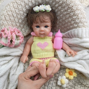 Muñeca Bebé <span class=keywords><strong>Reborn</strong></span> de Silicona de 30 cm, Muñeca Bettie Realista, Piel Suave al Tacto, Cabello Injertado a Mano, Muñecas <span class=keywords><strong>Reborn</strong></span> - Product Image 5