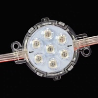 Luces LED Pixel RGBW Ucs2904, Luces Puntuales LED WS2811 de 30 mm, 12 V, IP68, Iluminación Permanente para Exteriores, Navidad, Paisajes