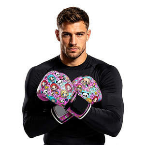 <span class=keywords><strong>Guantes</strong></span> <span class=keywords><strong>de</strong></span> Boxeo Profesionales Fanshi <span class=keywords><strong>de</strong></span> Alta Calidad para Entrenamiento, <span class=keywords><strong>de</strong></span> Cuero PU, para Kickboxing y Saco <span class=keywords><strong>de</strong></span> Boxeo, con Logotipo Personalizado - Product Image 6