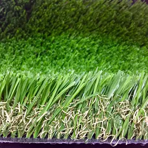 Искусственный зеленый пол Ковер из синтетической травы в рулонах, устойчивый к ультрафиолетовому излучению, спортивный ландшафтный дизайн на заказ, простая установка, 50 мм