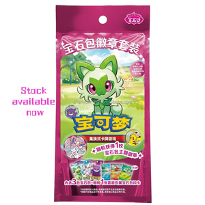 [Esclusiva di Lancio] 100% Ufficiale Fornitura Diretta dal Produttore Set di Badge Pokémon TCG Gem Pack in Stock Ora Bestseller - Product Image 2