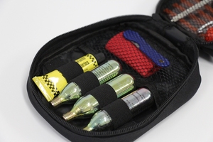 Kit de réparation d'urgence <span class=keywords><strong>pour</strong></span> pneus de vélo de <span class=keywords><strong>route</strong></span> et moto, gonfleur portable <span class=keywords><strong>pour</strong></span> <span class=keywords><strong>cartouche</strong></span> de <span class=keywords><strong>CO2</strong></span> 16g, <span class=keywords><strong>pour</strong></span> pneus tubeless - Product Image 5