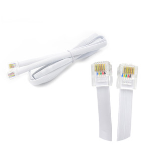 Câble téléphonique modulaire plat RJ12 6P6C à faible MOQ pour climatiseur - Product Image 1