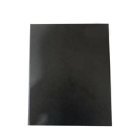 Couverture de menu de bar et de café en cuir PU noir du fournisseur de cuir Yimi pour hôtels et restaurants