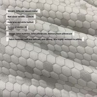Diverses options en stock Tissus de matelas en brocart tricoté en polyester absorbant la transpiration et à grammage élevé Couche d'air