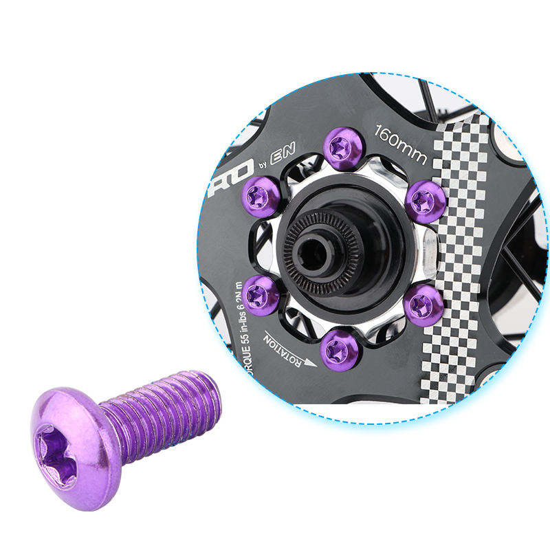 IIIPRO MTB Bike Alloy Steel Fixing Screws T25 Colorful Alloy