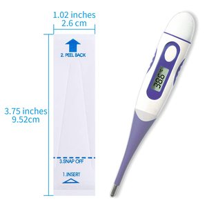 Disposable Probe Covers for <b>Digital</b> <b>Thermometers</b> 100Pcs Per Box Oral Ear Rectal Sleeves Household <b>Thermometers</b> - Product Image 1