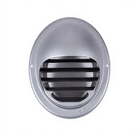 Couvercle d'évacuation de ventilation mural en acier inoxydable étanche pour cuisine et hôpital, installation facile, modèle HONGSHENGTAI FYM-YG, garantie 2 ans
