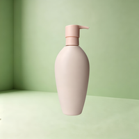 XYPACKAGING Bouteille en PET transparente ovale de 300 ml (12 oz) avec bouchon à clapet pour cosmétiques liquides