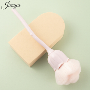Jiniya Wholesale New <strong>Nail</strong> Art Tool <strong>Brush</strong> <strong>Beauty</strong> New Product pink Rose Cleaning Dust <strong>Nail</strong> <strong>Brush</strong> with Plastic Box - Product Image 3