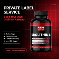 Complément alimentaire liposomal antioxydant Urolithin 500mg 60 gélules pour l'âge sain, NAD+ Resvératrol pour adultes - OEM/ODM