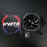 Ventilateur de refroidissement pour boîtier PC Asiahorse Wholesale Infinity Mirror Reverse Forward 140mm ARGB Hydro Bearing 89.77CFM à haut débit d'air PWM